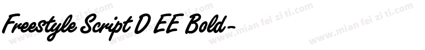 Freestyle Script D EE Bold字体转换